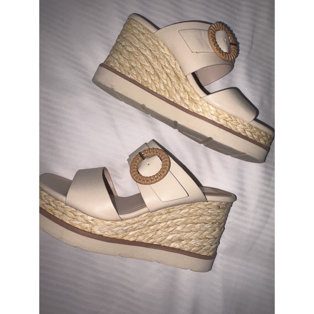 Dolce Vita Espadrille Lauryn in Cream Stella Wedge Sandals | Size 8.5 - Picture 9 of 9